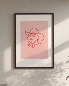 'Sleepless Nights' Digital Printed Poster