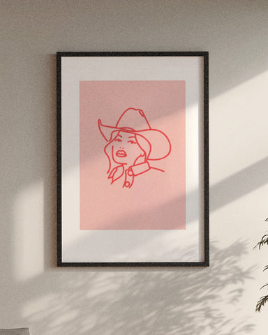 'Sleepless Nights' Digital Printed Poster