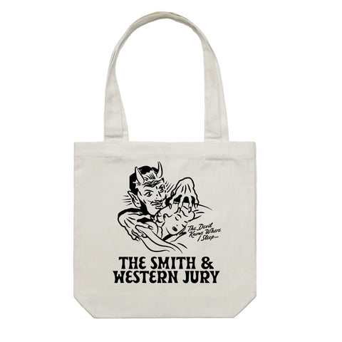 'The Devil Knows Where I Sleep' Tote