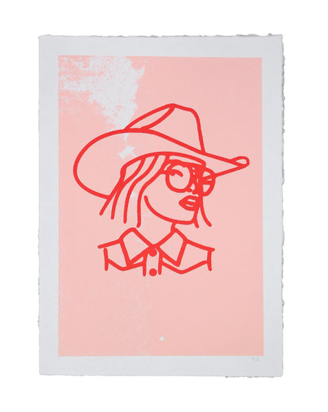 'Back In The Saddle' Screen Print